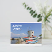 Briefkaart Griekenland Corfu (Staand voorkant)