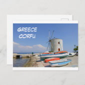 Briefkaart Griekenland Corfu (Voorkant / Achterkant)
