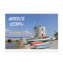 Briefkaart Griekenland Corfu