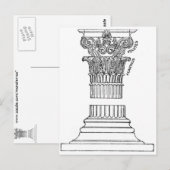 Briefkaart Griekse kolom (Voorkant / Achterkant)