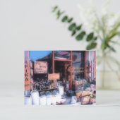 Briefkaart Griekse winkel (Staand voorkant)