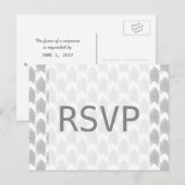 Briefkaart grijs stammenrespons (Voorkant / Achterkant)