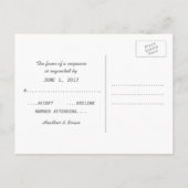 Briefkaart grijs stammenrespons (Achterkant)