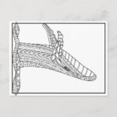 Briefkaart grijze walvis (Voorkant)