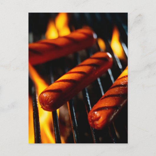 BRIEFKAART GRILLED HOTDOGS (Voorkant)