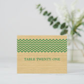 Briefkaart Groen bijtnummer Chevron (Staand voorkant)