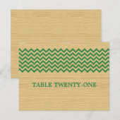 Briefkaart Groen bijtnummer Chevron (Voorkant / Achterkant)