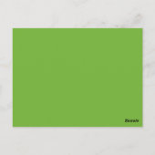 Briefkaart Groen D20-dijgamertabel (Achterkant)