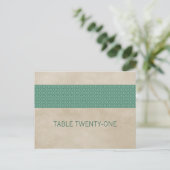 Briefkaart Groene bijttafel-inval. (Staand voorkant)