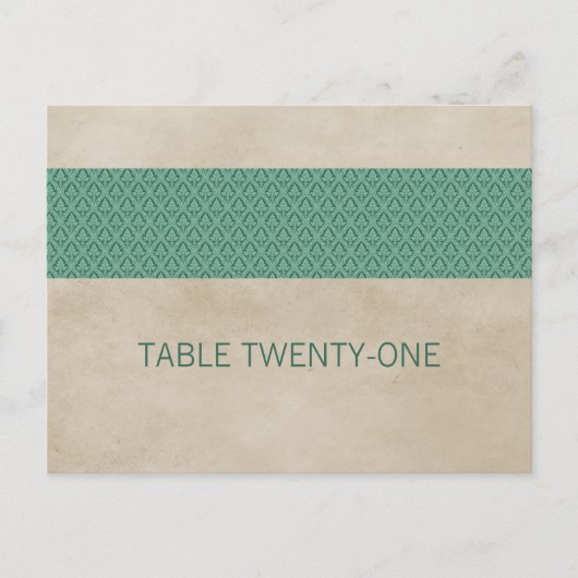 Briefkaart Groene bijttafel-inval. (Voorkant)