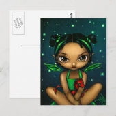 briefkaart "Groene Dragonling" (Voorkant / Achterkant)