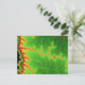 Briefkaart Groene foutlijn (Staand voorkant)