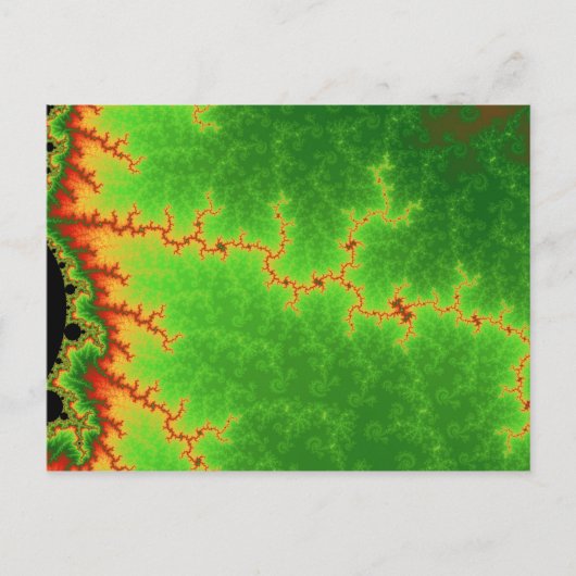 Briefkaart Groene foutlijn (Voorkant)