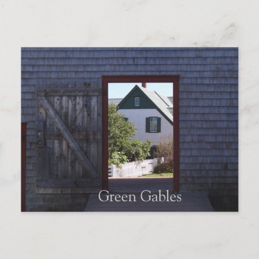 Briefkaart Groene Gables (Voorkant)