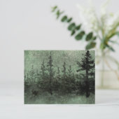 briefkaart "Groene schemerweg" (Staand voorkant)