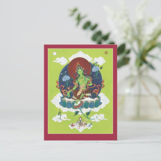 BRIEFKAART Groene Tara (Staand voorkant)