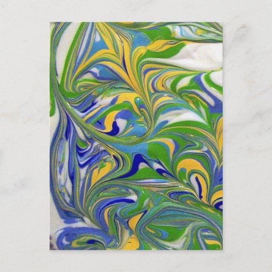 Briefkaart Groene Zwemelen (Voorkant)