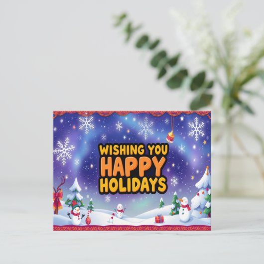 Briefkaart Groeten (Staand voorkant)