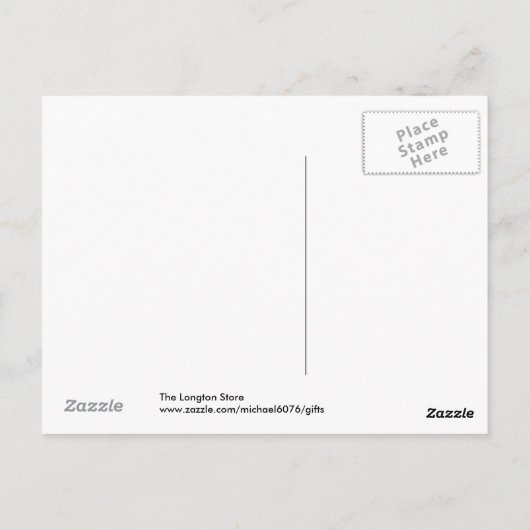 Briefkaart: Groeten uit Longton, Kansas. Briefkaart (Achterkant)