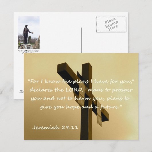 Briefkaart - Grot van de Verlossing (Voorkant / Achterkant)