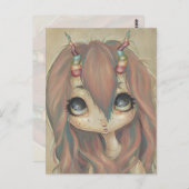 Briefkaart grote ogen (Voorkant / Achterkant)