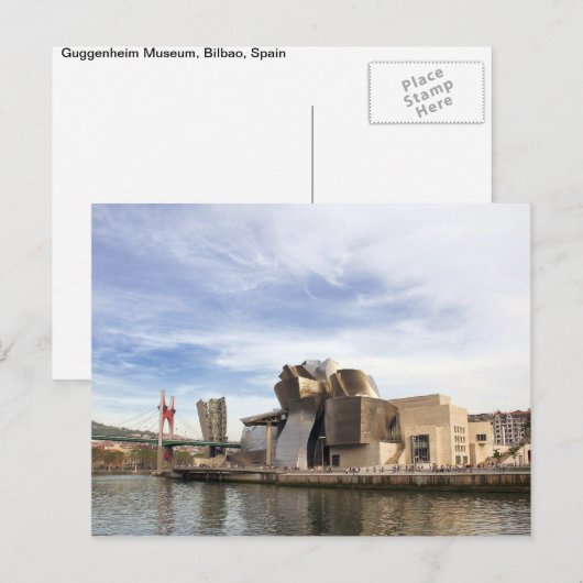Briefkaart Guggenheim Museum (Voorkant / Achterkant)