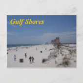 Briefkaart Gulf Shores (Voorkant)