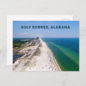 Briefkaart Gulf Shores Alabama (Voorkant / Achterkant)