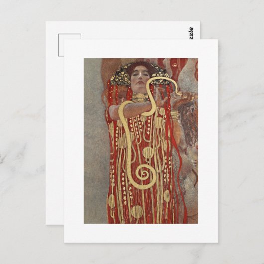 BRIEFKAART : GUSTAV KLIMT : HYGIEIA : 1907 (Voorkant / Achterkant)