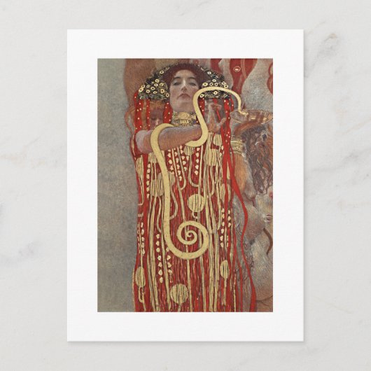BRIEFKAART : GUSTAV KLIMT : HYGIEIA : 1907 (Voorkant)