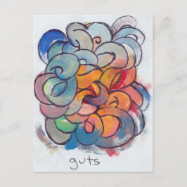 briefkaart "Guts"