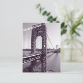 Briefkaart GWB in Blauwe Tonen (Staand voorkant)