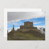 Briefkaart Gyandrak klooster (Voorkant / Achterkant)