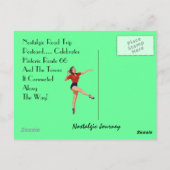 Briefkaart Haal uw pictogrammen op route 66 - weg  (Achterkant)