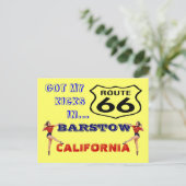 Briefkaart Haal uw pictogrammen op route 66 - weg  (Staand voorkant)