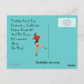 Briefkaart Haal uw pictogrammen op route 66 - weg  (Achterkant)