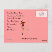 Briefkaart Haal uw pictogrammen op route 66 - weg  (Achterkant)