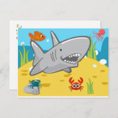 Briefkaart Haarkrabben (Voorkant / Achterkant)