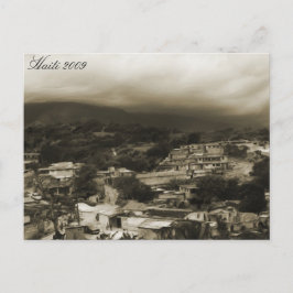 Briefkaart ~ Haïti 2009 Mountians and Poor City