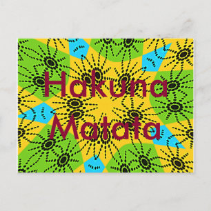 Briefkaart Hakuna Matata