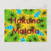 Briefkaart Hakuna Matata (Voorkant)