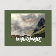 BRIEFKAART, "HALEAKALA DIE DOOR DE KLOUDEN VERHOOG