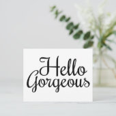 Briefkaart Hallo (Staand voorkant)