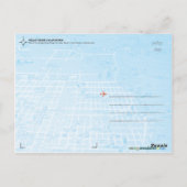 Briefkaart - Hallo uit Californië (Kaart op rug) (Achterkant)