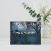 Briefkaart Halloween Spooky Scenes (Staand voorkant)