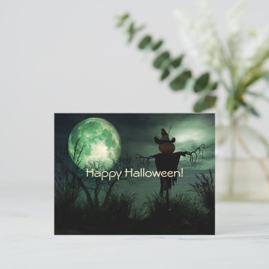 Briefkaart Halloween Spooky Scenes (Staand voorkant)