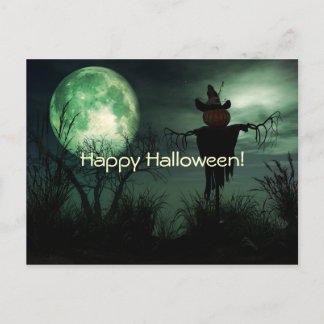 Briefkaart Halloween Spooky Scenes