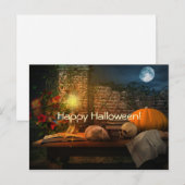 Briefkaart Halloween Spooky Scenes (Voorkant / Achterkant)