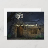 Briefkaart Halloween Spooky Scenes (Voorkant / Achterkant)