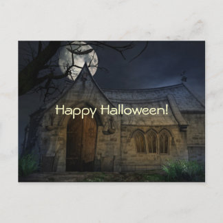 Briefkaart Halloween Spooky Scenes